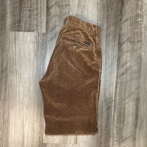 Faconnable Two Toned Flat Front Corduroy Pants - 31
